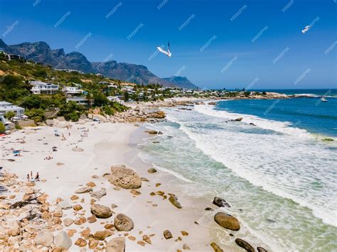 Premium Photo Camps Bay Cape Town Camps Bay Beach Drone Aerial View