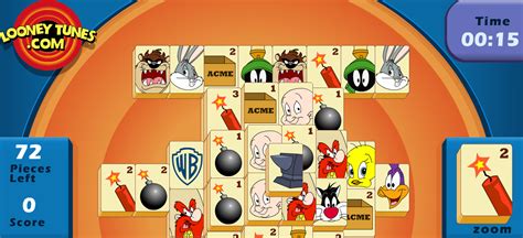 Mahjong chain free online game on full screen. Looney Mahjong game online — Play full screen for free