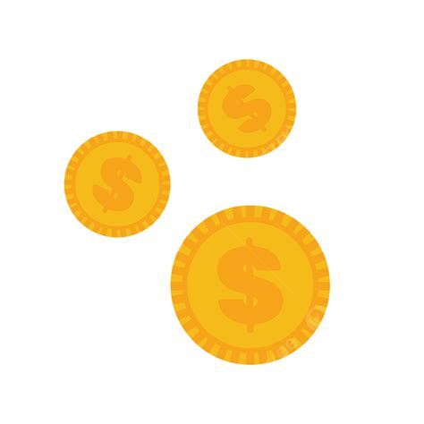 Dollar Gold Coin Gold Coin Dollar Png And Vector With Transparent
