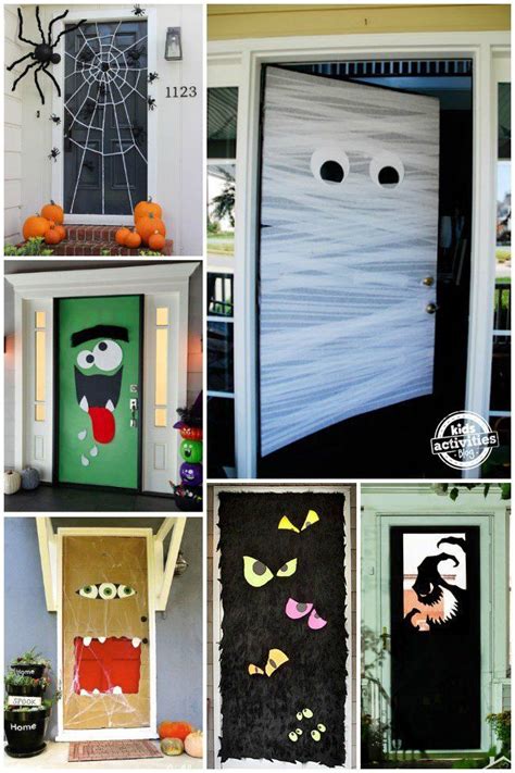 15 Fun Halloween Front Door Decorations You Can Do At Your House