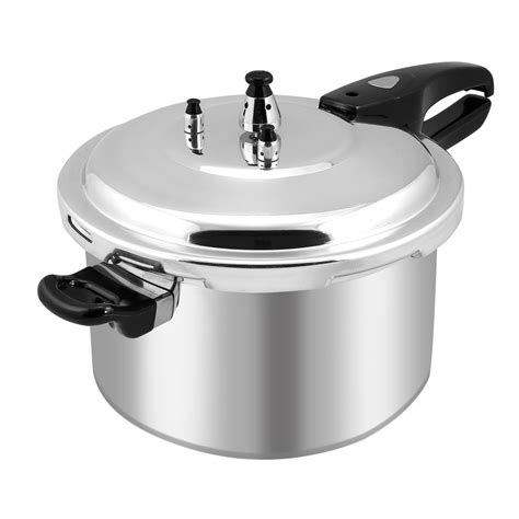 8 Quart Aluminum Pressure Cooker Fast Cooker Canner Pot Kitchen Large