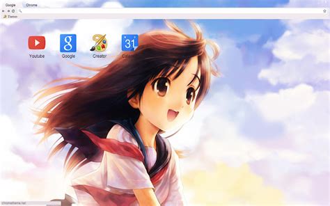 Very Cute Anime Girl Theme 1680x1050 Chrome Web Store