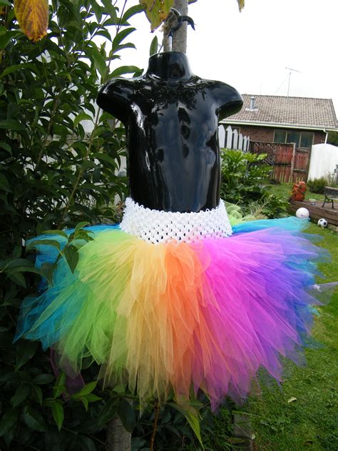 6 Layer Rainbow Tutu Skirt
