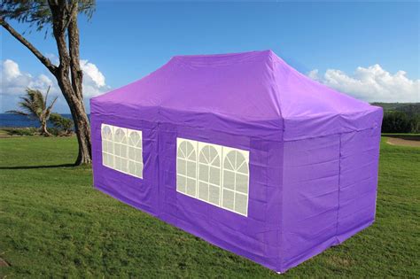 De canopy plooitenten uit de canopy pro range maken deel uit van het gamma voor professioneel gebruik. 10 x 20 Pop Up Tent Canopy Gazebo w/ 6 Sidewalls - 9 Colors