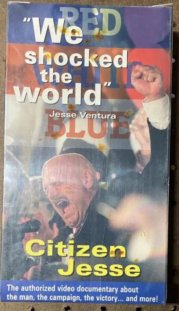 We Shocked The World Jesse Ventura Vhs Citizen Jesse Video Documentary