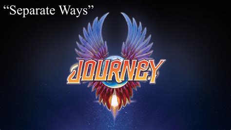 Separate Ways Lyrics Journey Youtube