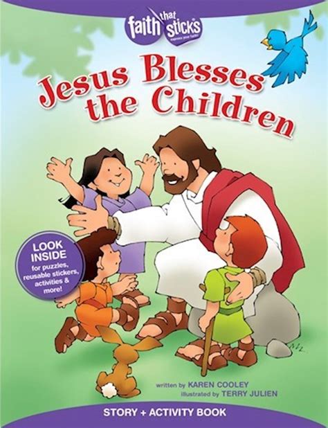 Shop The Word Jesus Blesses The Children Activity Book Faith That