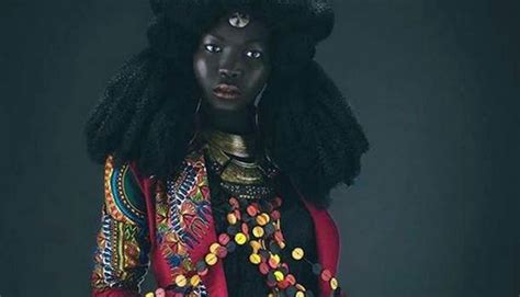 Meet The Beautiful Sudanese Model Nicknamed The Queen Of The Dark 💕💖