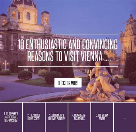 10 Enthusiastic And Convincing Reasons To Visit Vienna