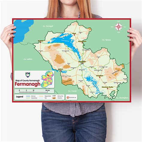 Fermanagh County Map 4schoolsie