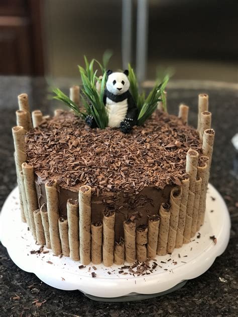 Panda Birthday Cake Kids Birthday Cake Easy Cake Panda Birthday Cake