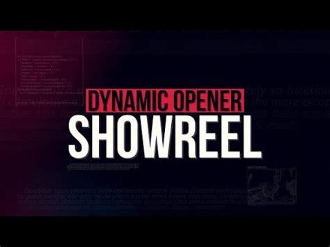Free showreel template after effects - bunnypassa