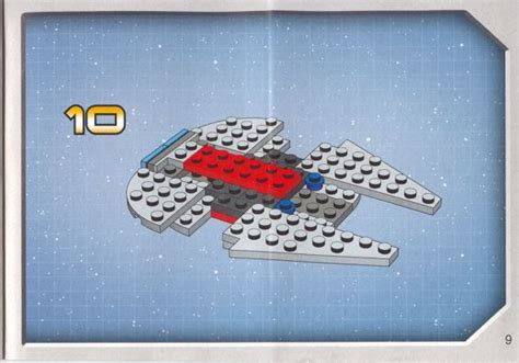 Lego 4488 Mini Millenium Falcon Instructions Star Wars Mini