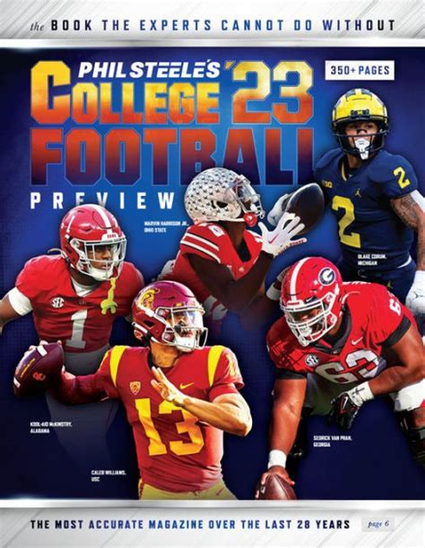 Phil Steele S 2023 College Football Preview National Edition By Phil Steele Publications