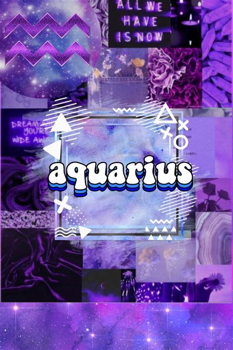 Purple Aquarius Wallpapers Wallpaper Cave
