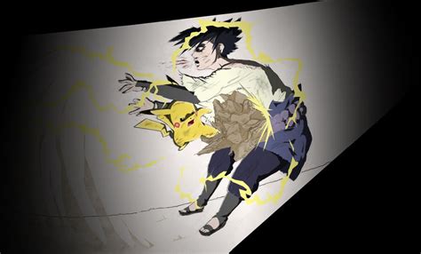 Sasuke Vs Pikachu By Elastaronicuted On Deviantart