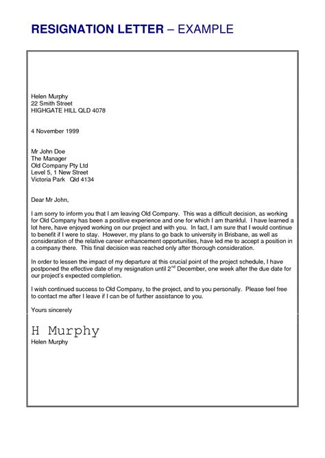 Cover letter for job application. Free Resignation Letter Template Microsoft Word Download ...