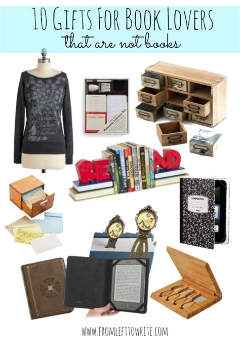 Check out our list of the best quilter gifts. 10 Gifts For Book Lovers That Are Not Books - From Left to ...