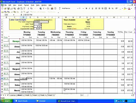 5 Employee Excel Template Excel Templates Excel Templates