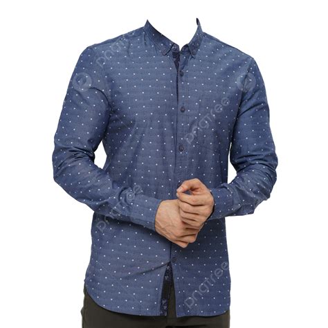 Men Formal Shirt Png Transparent Formal Mens Grey Blue Full Sleeve