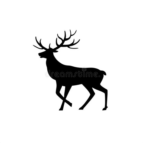 Deer Logo Reindeer Vector Logo Element Deer Design Icon Vector