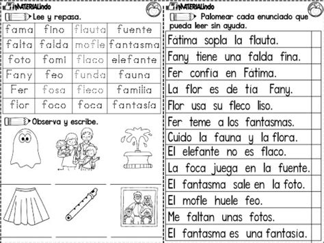 Lectoescritura 90 Fichas Completa Leo Y Escribo Las SÍlabas