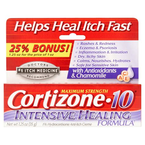 Chattem Cortizone 10 Anti Itch Cream 1 25 Oz