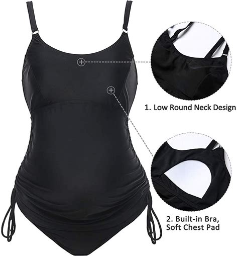 Miyang Women Maternity Tankini Set Pregnant Two Piece Beach Swimwear Ebay