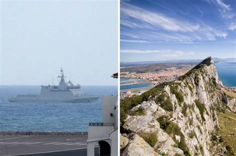 Gibraltar Conflict Royal Navy Chases Spanish Warship Daily Star