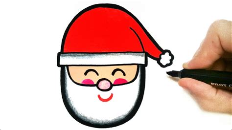 How To Draw Santa Step By Step Santa Drawing Step By