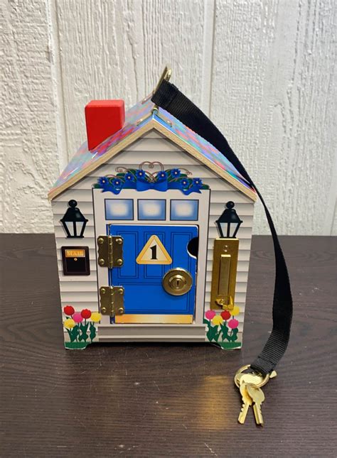 Melissa And Doug Take Along Wooden Doorbell Dollhouse