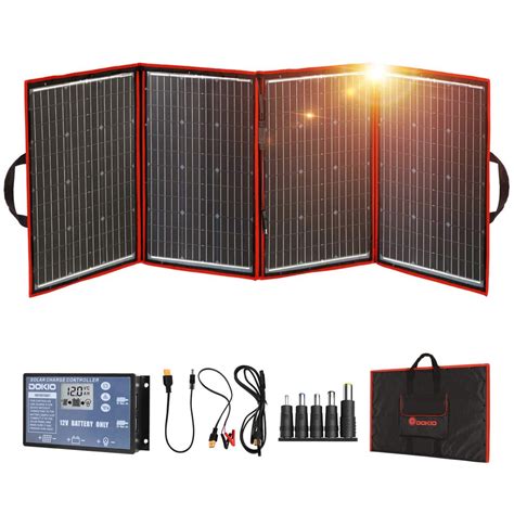 Dokio 220w Foldable Solar Panel Kit Lightweight Best Energy