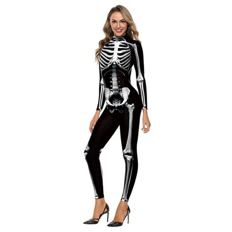 Female Skeleton Sexy Costume Pkaway