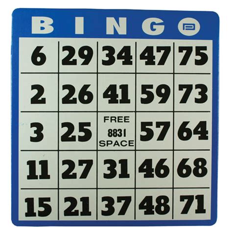 Free bingo card template large printable blank bingo cards. Low Vision Large Print Bingo Card - Vision Forward