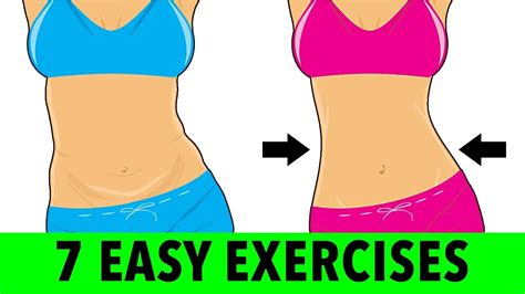 7 easy exercises to lose belly fat