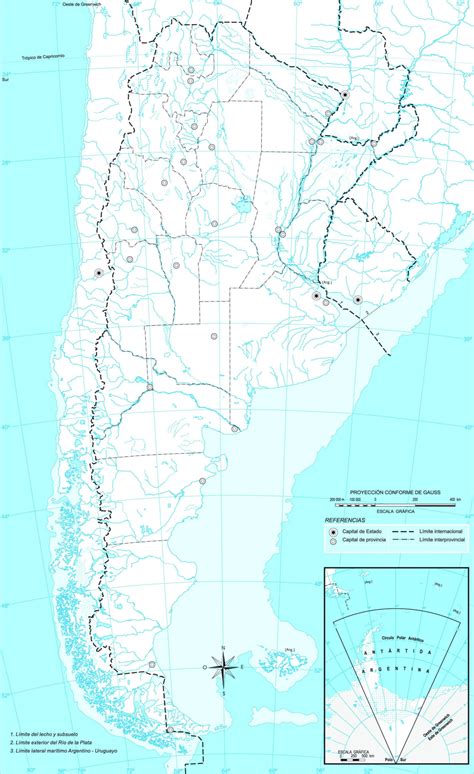 Rio De La Plata Mapa Fisico