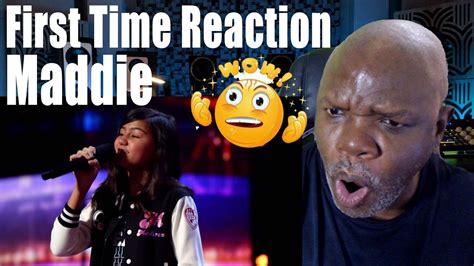 Reaction To Golden Buzzer From Audience To Stage Maddie Shocks The