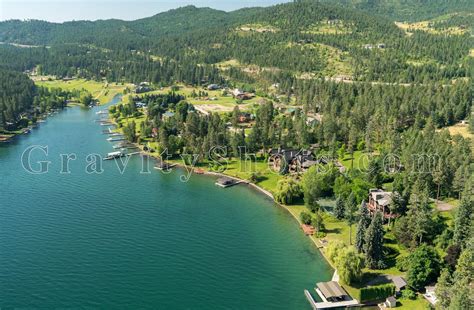 Aerial Images Of Flathead Lake Montana