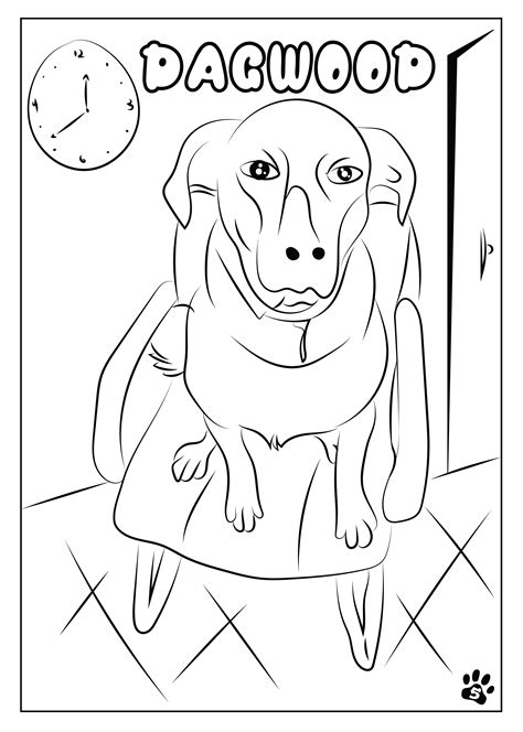 Custom Pet Coloring Pages Taskhusky