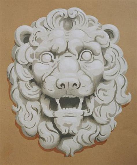 Lion Head Stencil By Jeff Raum Designer Stencils