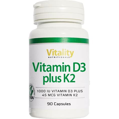 vitamin d3 1000 plus k2 45 vitality