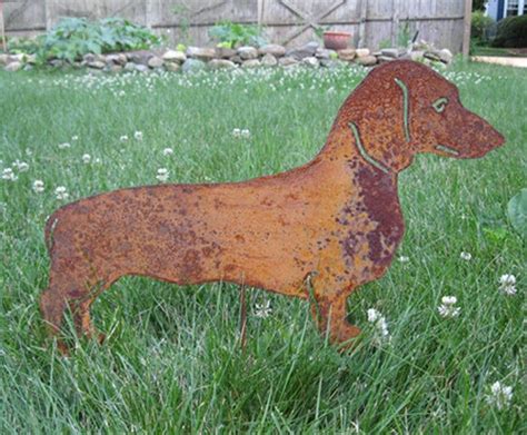 Ie 14ga is thicker than 16ga. Dachshund Garden Stake or Wall Hanging Pet Dog Memorial | Etsy | Pet grave markers, Metal garden ...