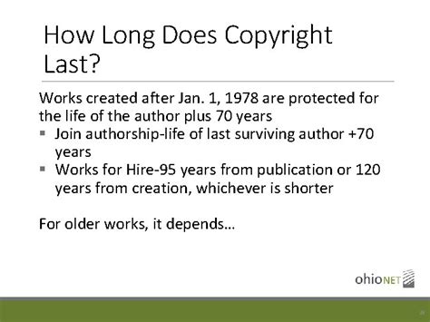 Copyright Basics An Overview Agenda Overview Of Ip