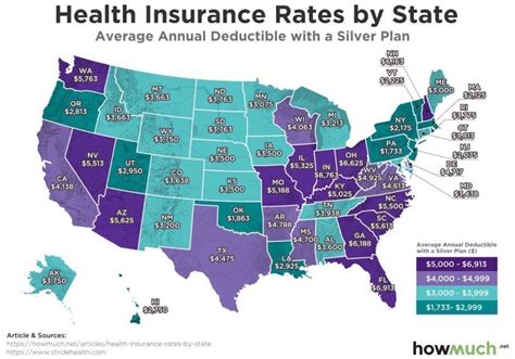 Mapped The Cost Of Health Insurance In Each Us State