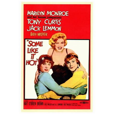 Pop Culture Graphics Movgf3183 Some Like It Hot Movie Poster Print 27