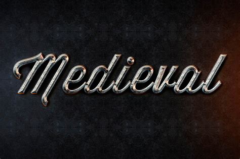 Medieval Text Free Psd Style — Discounted Design