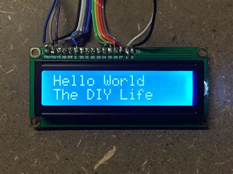 Lcd Screen Connection To An Arduino The Diy Life