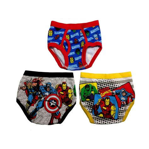 The Avengers Comics Toddler Boys Underwear 3 Pack