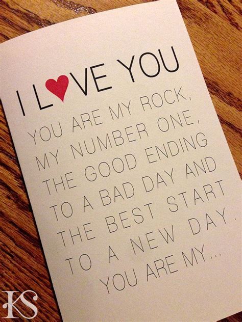 Valentines Card For Husband Modern Valentines Card For Husband