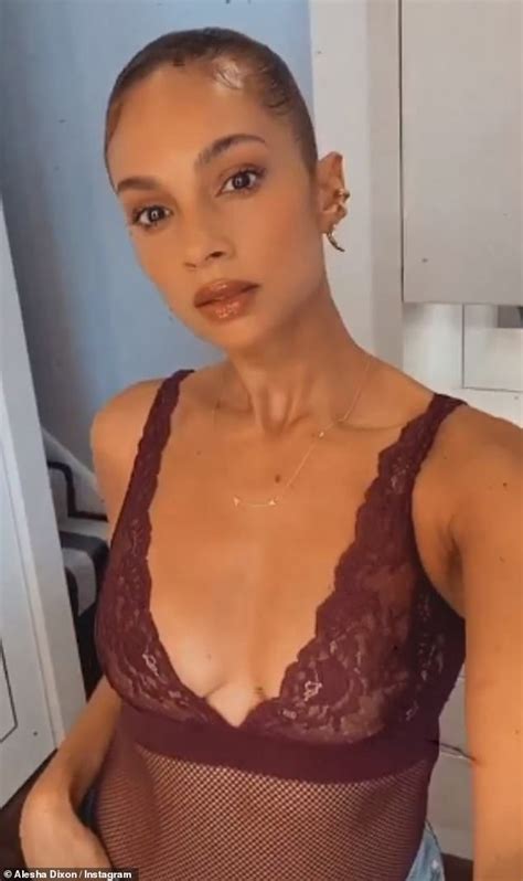 Alesha Dixon Shows Off Figure In Burgundy Lingerie Photos Daily Mail